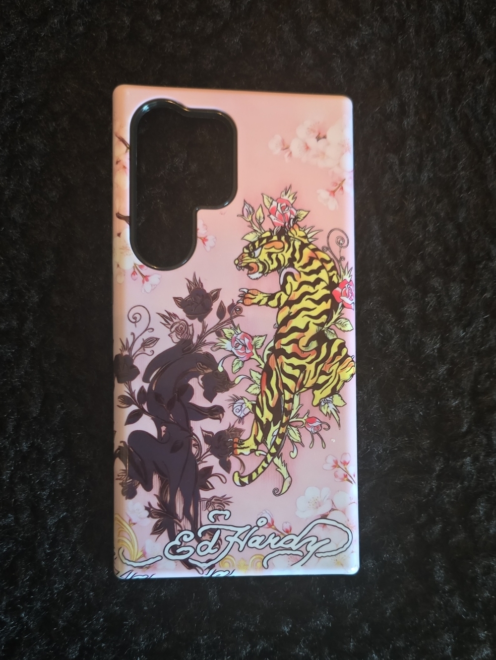 Ed Hardy Pink Floral Tiger Phone Case